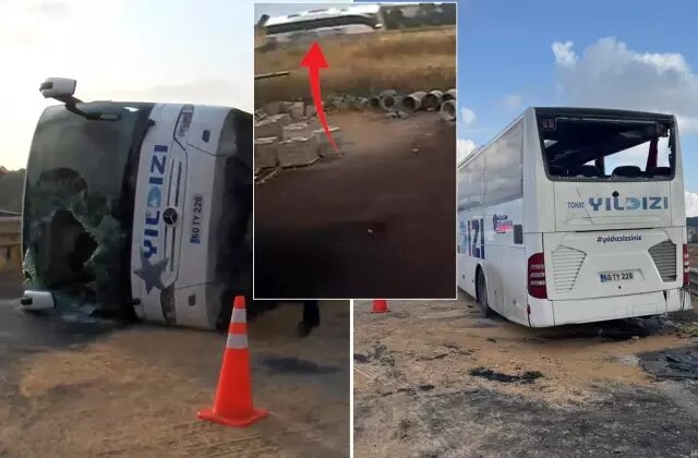 Kuzey Marmara Otoyolu’nda 4 kişinin öldüğü otobüs kazası kamerada