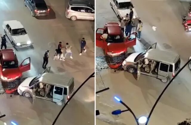 Kazanın ardından kavgaya tutuştular! Polis biber gazıyla ayırdı