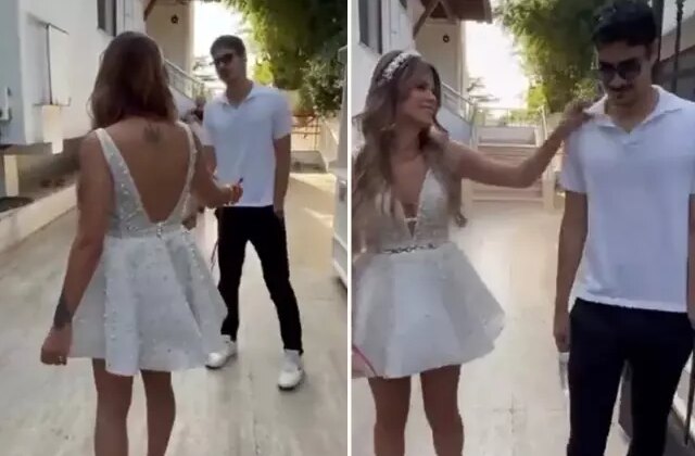 Mali’nin oğlundan babasının yeni eşi Gülseren Ceylan’a düğünde soğuk duş