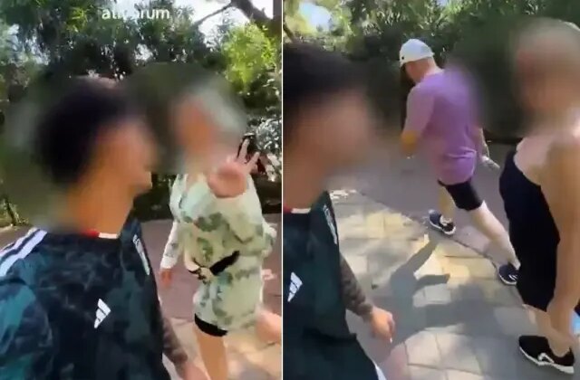 Turistlere zorbalık! Argo sözleri sonra hemen gözaltına alındı