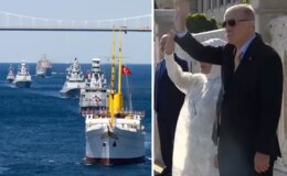 Mavi Vatan’ın koruyucuları İstanbul’u ve Cumhurbaşkanı Erdoğan’ı selamladı