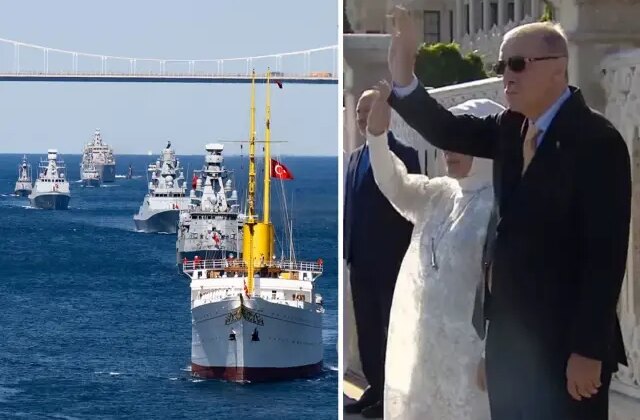 Mavi Vatan’ın koruyucuları İstanbul’u ve Cumhurbaşkanı Erdoğan’ı selamladı