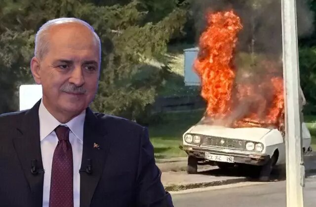 Meclis’in önünde beyaz Toros yakılmasına Kurtulmuş’tan çarpıcı sözler: Tesadüf değildi