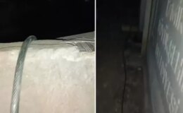 Mezarlıktaki hayır çeşmesinden evine su çekti