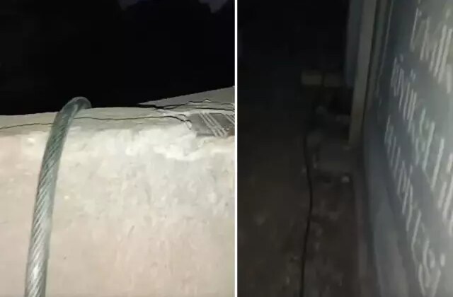 Mezarlıktaki hayır çeşmesinden evine su çekti