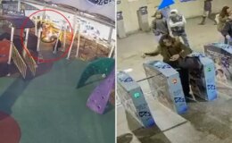 Minguzzi cinayetinde yeni görüntüler! Parkta ateş yakıp metrodan kaçak geçmişler