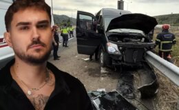 Minibüs bariyere saplandı, ünlü müzisyen Çağan Şengül ve 6 kişi yaralandı