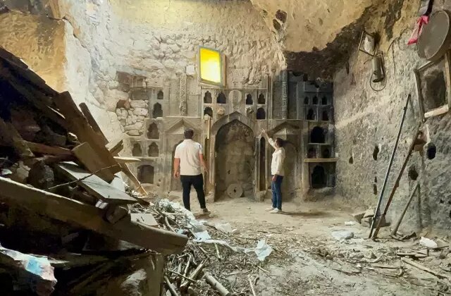 Odunluk olarak kullanılan yapı 6 asırlık ibadethane çıktı
