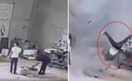 “Ölümün de hayırlısı” dedirten olay! Kamera dehşet anlarını böyle kaydetti