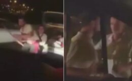 Önünü kestikleri araca baltayla saldırdılar! Baba-oğul suç makinesi çıktı