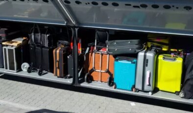 Otobüs şoförü valizin hareket ettiğini fark etti, içini açınca şaşkına döndü