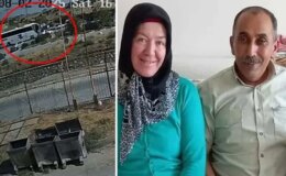 Yaşlı çifti hayattan koparan korkunç kazanın görüntüleri ortaya çıktı