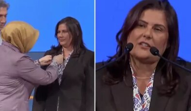 Özlem Çerçioğlu, AK Parti rozetini taktı! İşte Erdoğan’dan ilk isteği
