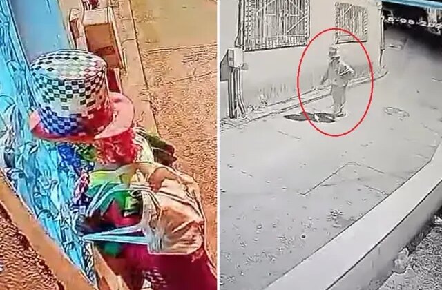 Palyaço kıyafeti giyip bıçakla çocukları kovaladı