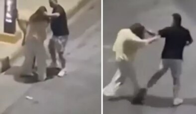Önce saçlarından tutup acımasızca darbetti, sonra zorla araca sürükledi