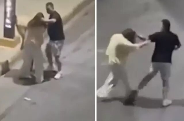 Önce saçlarından tutup acımasızca darbetti, sonra zorla araca sürükledi