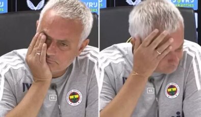 Acı haberi basın toplantısında alan Mourinho gözyaşlarını tutamadı