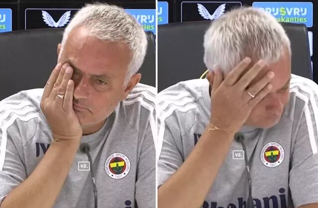 Acı haberi basın toplantısında alan Mourinho gözyaşlarını tutamadı