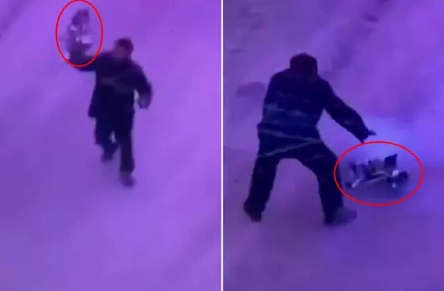 Rusya’ya ait İHA’yı eliyle yakalayıp etkisiz hale getirdi