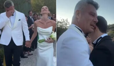 Saadettin Saran’ın mutlu günü! Gözyaşlarına hakim olamadı