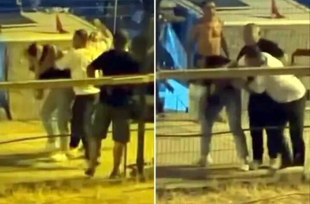 Sahilde yürüyüş yaptığı kadını darbetti, gözaltına alındı