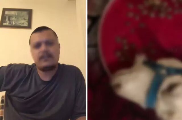 Şaman ayini için evinde keçi ve horoz kesti
