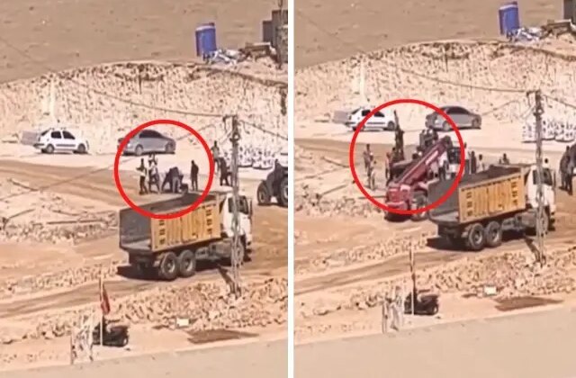 Şanlıurfa’da şantiye savaş alanına döndü!