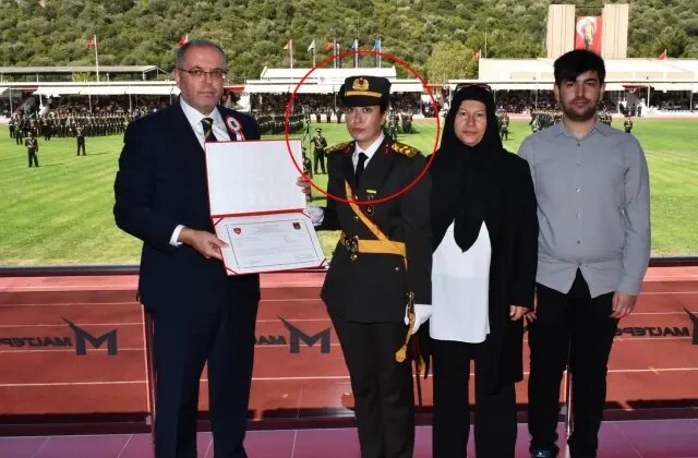 Şehit Ömer Halisdemir’in kızı Elif Nur Halisdemir teğmen oldu