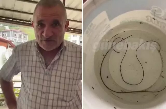 Suyun içinden çıkan cismi gören vatandaş şaşkına döndü: Hareket ediyor bu