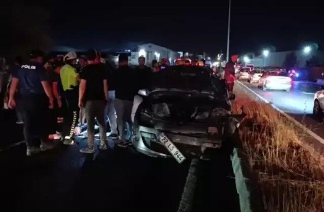 Tekirdağ’da feci kaza! 1 ölü, 2 yaralı
