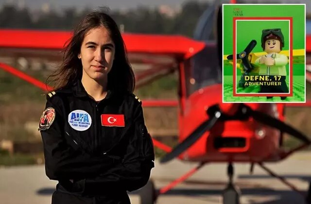 Türkiye’nin en genç pilot adayı Defne, TIME’ın “Yılın Kızları” listesinde