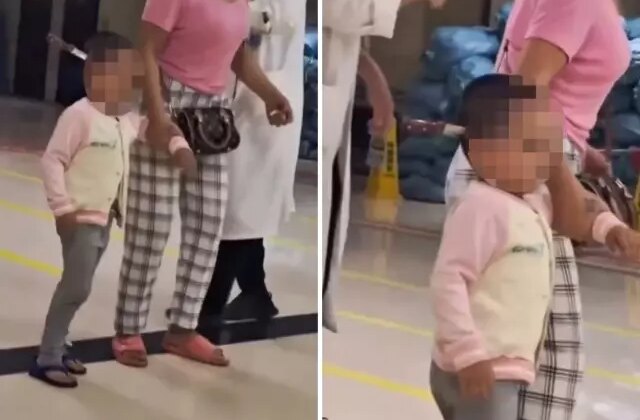 Üç yaşındaki kız çocuğu, başına saplanan bıçakla hastaneye yürüyerek gitti