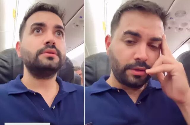 Uçakta mahsur kalan Kadir Ezildi isyan etti: Yandık, bittik