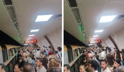 Üsküdar – Samandıra metro hattında arıza! Duraklarda yoğun kalabalıklar oluştu