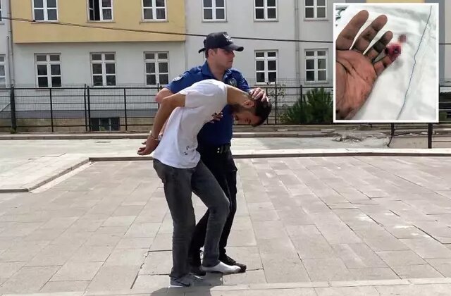 Uyuşturucu operasyonunda vahşet: Polisin parmağını ısırarak kopardı