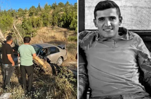 Göreve giden Uzman Çavuş, trafik kazasında hayatını kaybetti