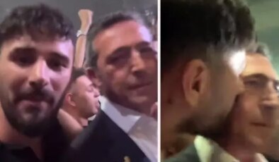 Videoyu izlemeniz lazım! Taraftardan Ali Koç’a sürpriz öpücük