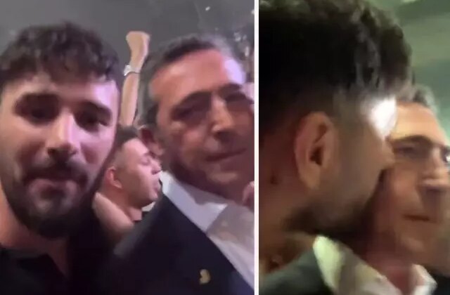 Videoyu izlemeniz lazım! Taraftardan Ali Koç’a sürpriz öpücük