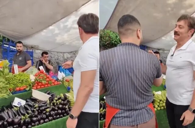 Pazara inen belediye başkanı esnafı azarladı: 20 liraya aldığın 50 liraya satılır mı ya?