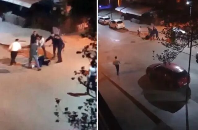 Yakaladıkları kişiyi sopalarla bayıltana kadar dövdüler