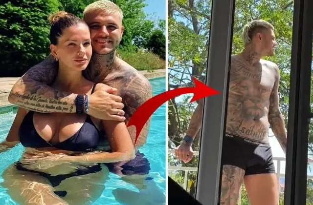 Yok artık Icardi! Sevgilisine iç çamaşırla poz verdi