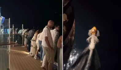 Yolcu gemisinde kaos: Ekipler denize düşen şahsı arıyor