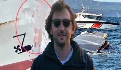 Yukay’ın teknesine çarpan geminin kaptanı dümeni bırakıp mangal yapmış