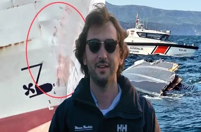 Yukay’ın teknesine çarpan geminin kaptanı dümeni bırakıp mangal yapmış