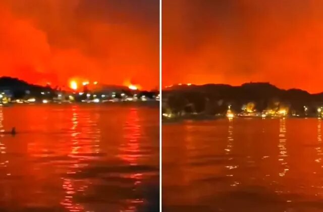 Yunanistan yangınlarla boğuşuyor! Alevler ülkenin üçüncü büyük kentine ulaştı