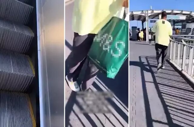 Yürüyen merdivenlerde taciz iddiası! Sapığın savunması çıldırttı