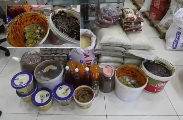 Zabıtaya “Seni vururum” diyen esnafın marketinden çıkanlar mide bulandırdı