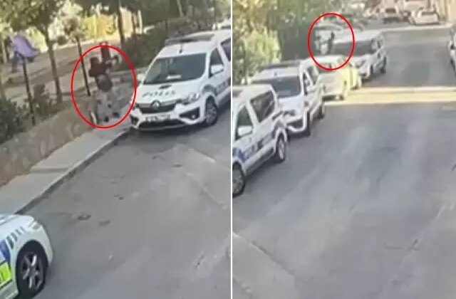2 polisin şehit olduğu saldırı anı kamerada