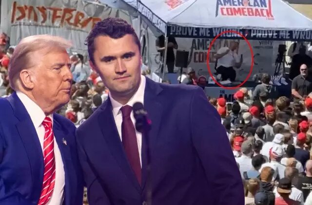 ABD’de dehşet anları! Trump’a yakın isim konuşma yaparken boynundan vuruldu