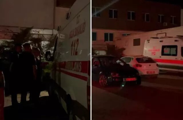 Ambulansı kilometrelerce kovalayıp sıkıştırdılar, başhekimlik bahçesine bir minibüs adam çağırdılar